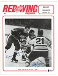 Norm Ullman & Bobby Baun Autographed 1967 Program