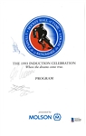 Lapointe/Shutt/D'Amico Autographed 1993 HHOF Program