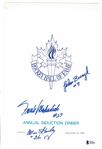Stanley/Mahovlich/Bucyk Autographed 1981 HHOF Program