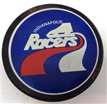 Indianapolis Racers Vintage Hockey Puck