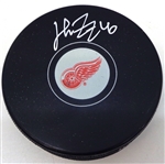 Henrik Zetterberg Autographed Red Wings Puck