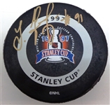 Sergei Fedorov Autographed 1997 Stanley Cup Game Puck