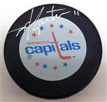 Mike Gartner Autographed Washington Capitals Puck