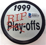 Dominik Hasek & Brett Hull Autographed 1999 Playoffs Puck