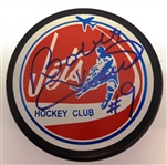 Bobby Hull Autographed Winnipeg Jets Puck