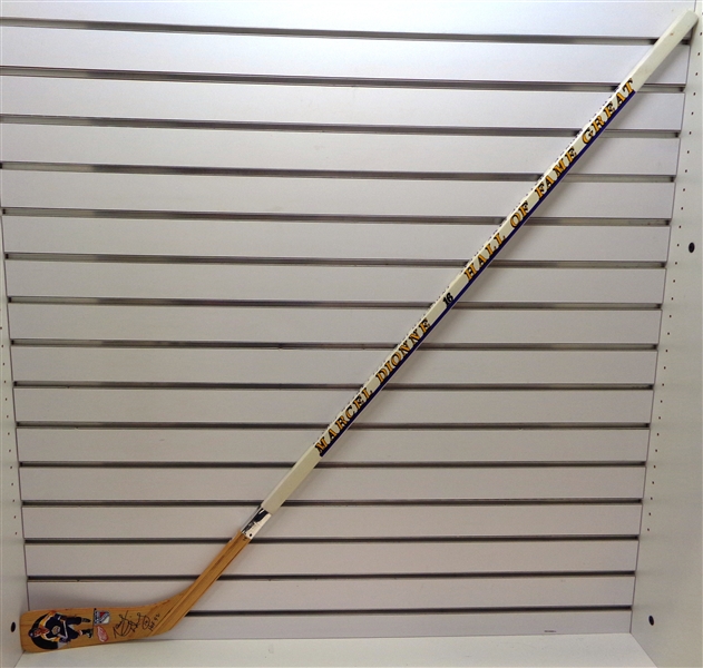 Marcel Dionne Autographed Hand Painted Stick