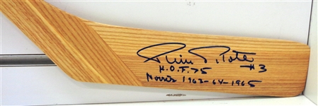 Pierre Pilote Autographed Northland Stick