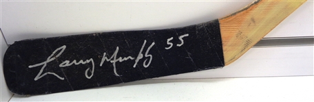 Larry Murphy Game Used Autographed Stick
