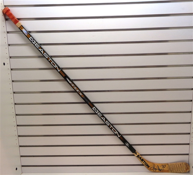 Kris Draper Game Used Autographed Stick