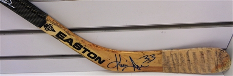 Kris Draper Game Used Autographed Stick