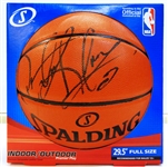 Dennis Rodman Signed Spalding Game Series Replica NBA Basketball