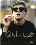 Anthony Michael Hall Signed The Breakfast Club Brian Johnson Smoking Wearing Sunglasses 8x10 Photo