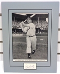 Vic Wertz Autographed Matted 8x10 Photo