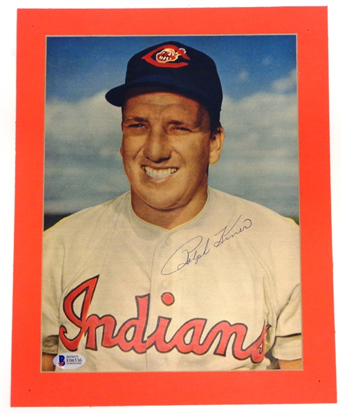 Ralph Kiner Autographed Matted Magazine Page