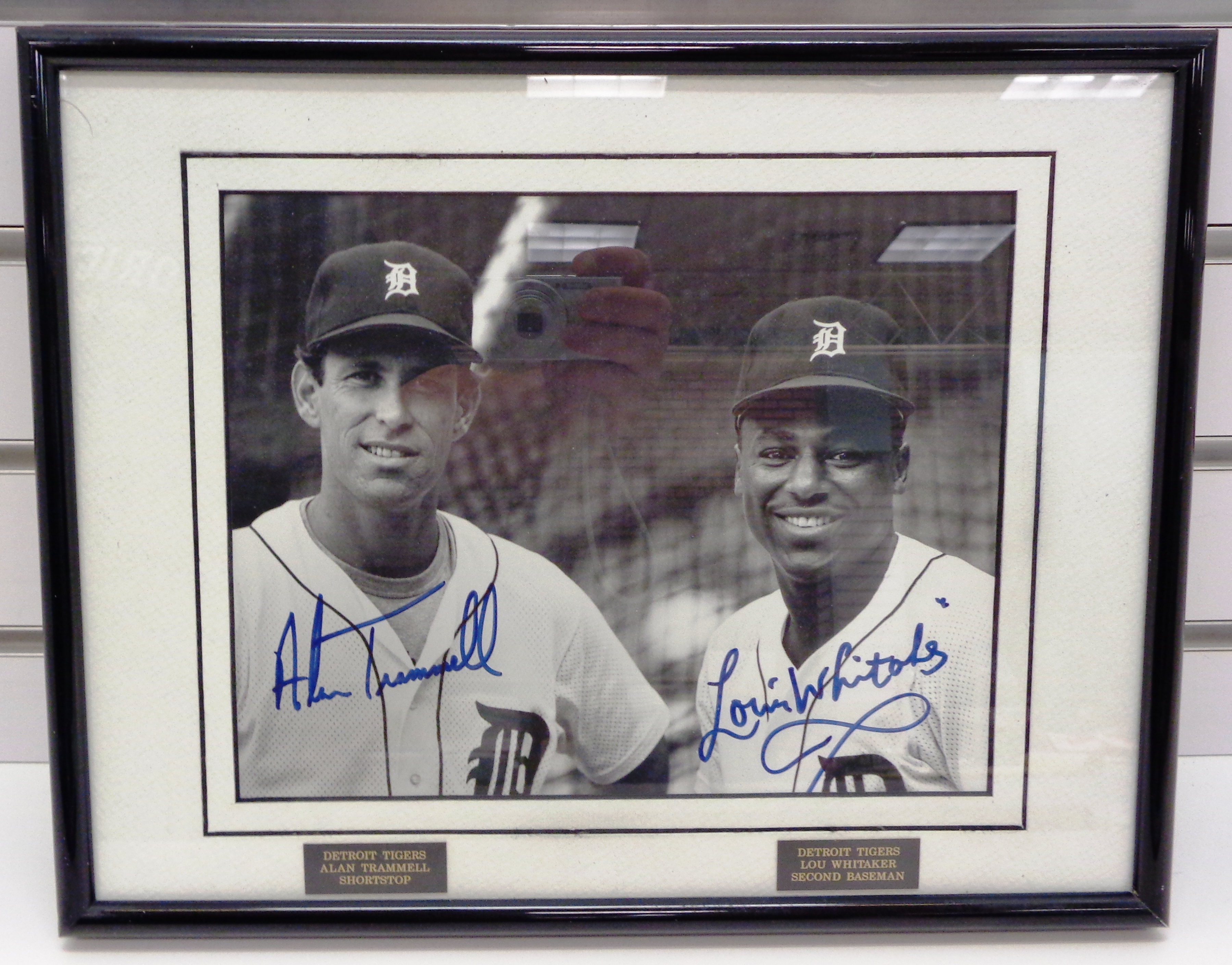 Lot Detail - Alan Trammell & Lou Whitaker Autographed Framed 8x10 Photo