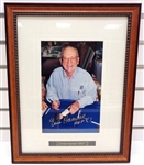 Ernie Harwell Autographed Framed 8x10
