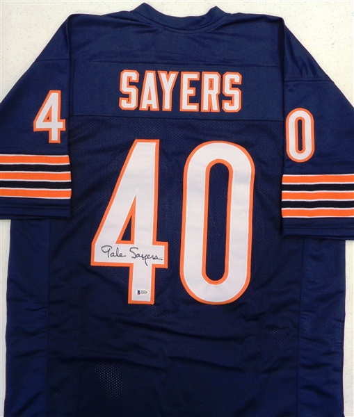 Gale Sayers Autographed Bears Custom Jersey