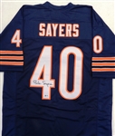 Gale Sayers Autographed Bears Custom Jersey