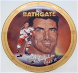 Andy Bathgate Autographed 8 Plate