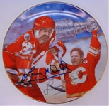 Lanny McDonald Autographed 8 Plate
