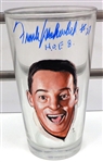 Frank Mahovlich Autographed Hand Painted Pint Glass