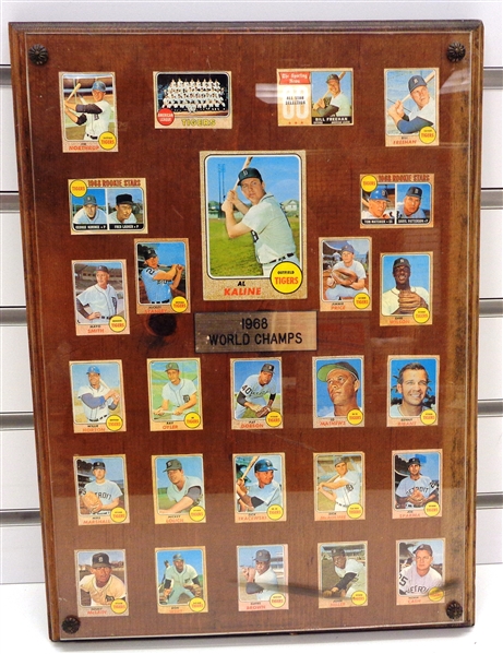 1968 Detroit Tigers 12x15 Plaque