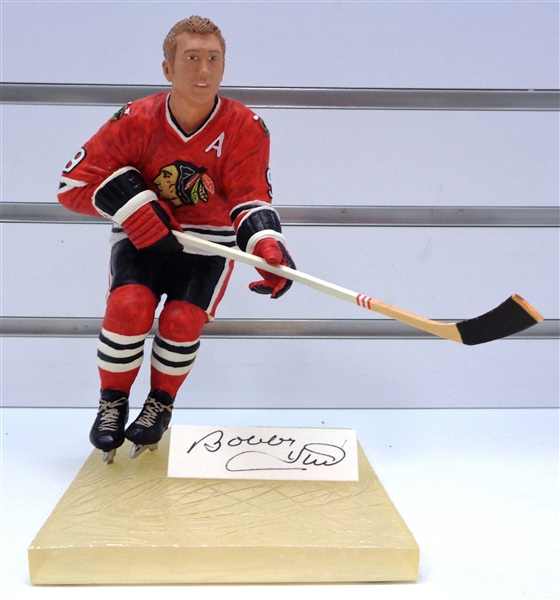 Bobby Hull Autographed 10" Figurine