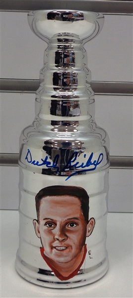 Earl "Dutch" Reibel Autographed Hand Painted 8" Stanley Cup