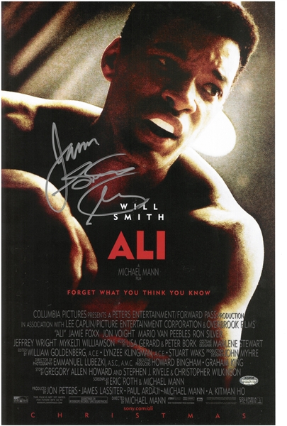 James Toney Autographed 11x17 Ali Movie Poster