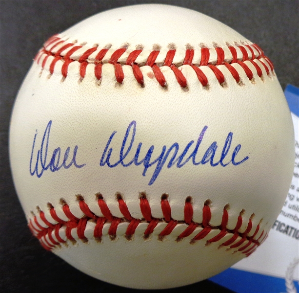 Don Drysdale Autographed Baseball