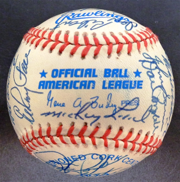 1968 Detroit Tigers Team Signed Ball - 30 Autographs