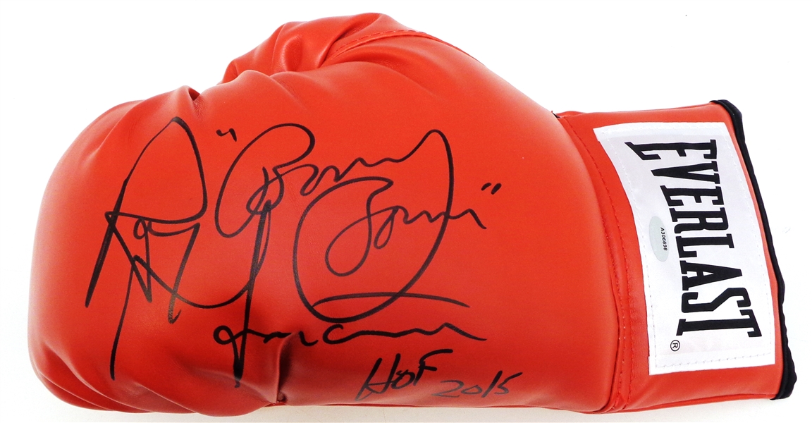 Ray Mancini Signed Everlast Red Boxing Glove w/Boom Boom, HOF 2015