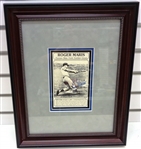 Roger Maris Autographed Framed Photo Card