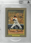 Mickey Mantle Autographed Perez-Steele Great Moments Card