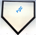 Hank Aaron Autographed Authentic Home Plate