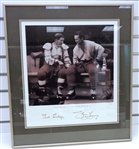 Steve Yzerman & Ted Lindsay Autographed Framed Photo
