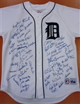 Detroit Tigers Jersey Autographed by 59 Players