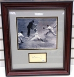 Hank Greenberg Autographed Framed Cut with 8x10 Photo