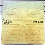 Miguel Cabrera Autographed Game Used Base from 2013 MVP Season