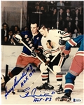 Stan Mikita & Harry Howell Autographed 8x10 Photo