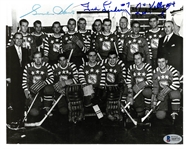 Howe/Lindsay/Kelly Autographed All Star 8x10 Photo