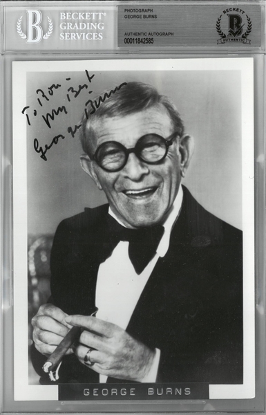 George Burns Autographed 5x7 Photo