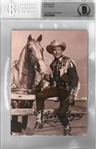 Roy Rogers Autographed 4x6 Photo