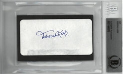 Deborah Kerr Autographed 2x3 Cut