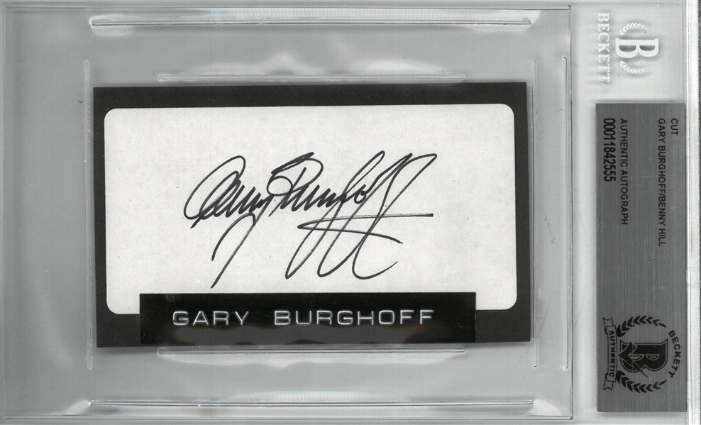 Gary Burghoff Autographed 2x4 Cut
