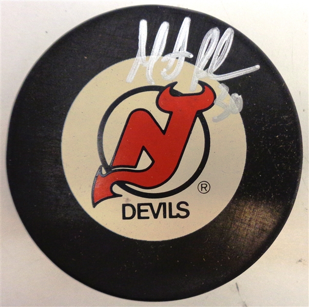 Martin Brodeur Autographed Devils Puck