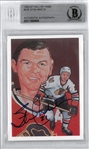 Stan Mikita Autographed 1983 Cartophilium Hockey Hall of Fame Card