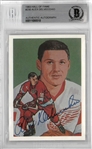 Alex Delvecchio Autographed 1983 Cartophilium Hockey Hall of Fame Card