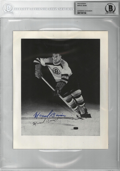 Marcel Bonin Autographed 6x8 Photo