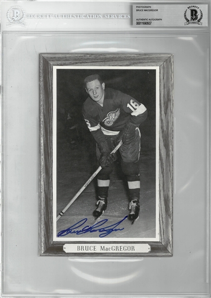 Bruce MacGregor Autographed Bee Hive 5x8 Photo Card